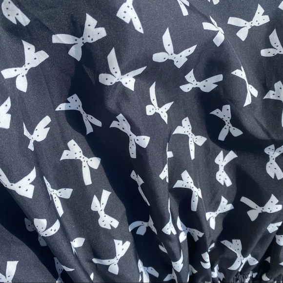 Tommy Hilfiger Tommy Girl Bow Print Mini Skirt - Picture 2 of 4